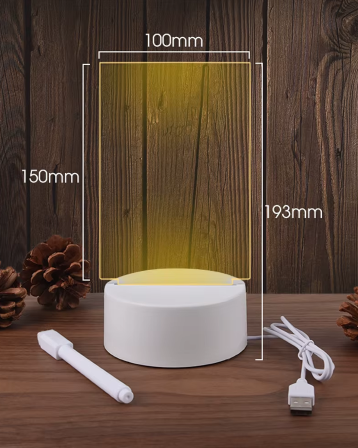 GlowCast Acrylic Lamp